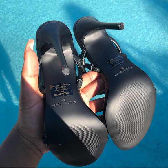 Steve Madden Carolena Heels in Black - Picture 5 of 7